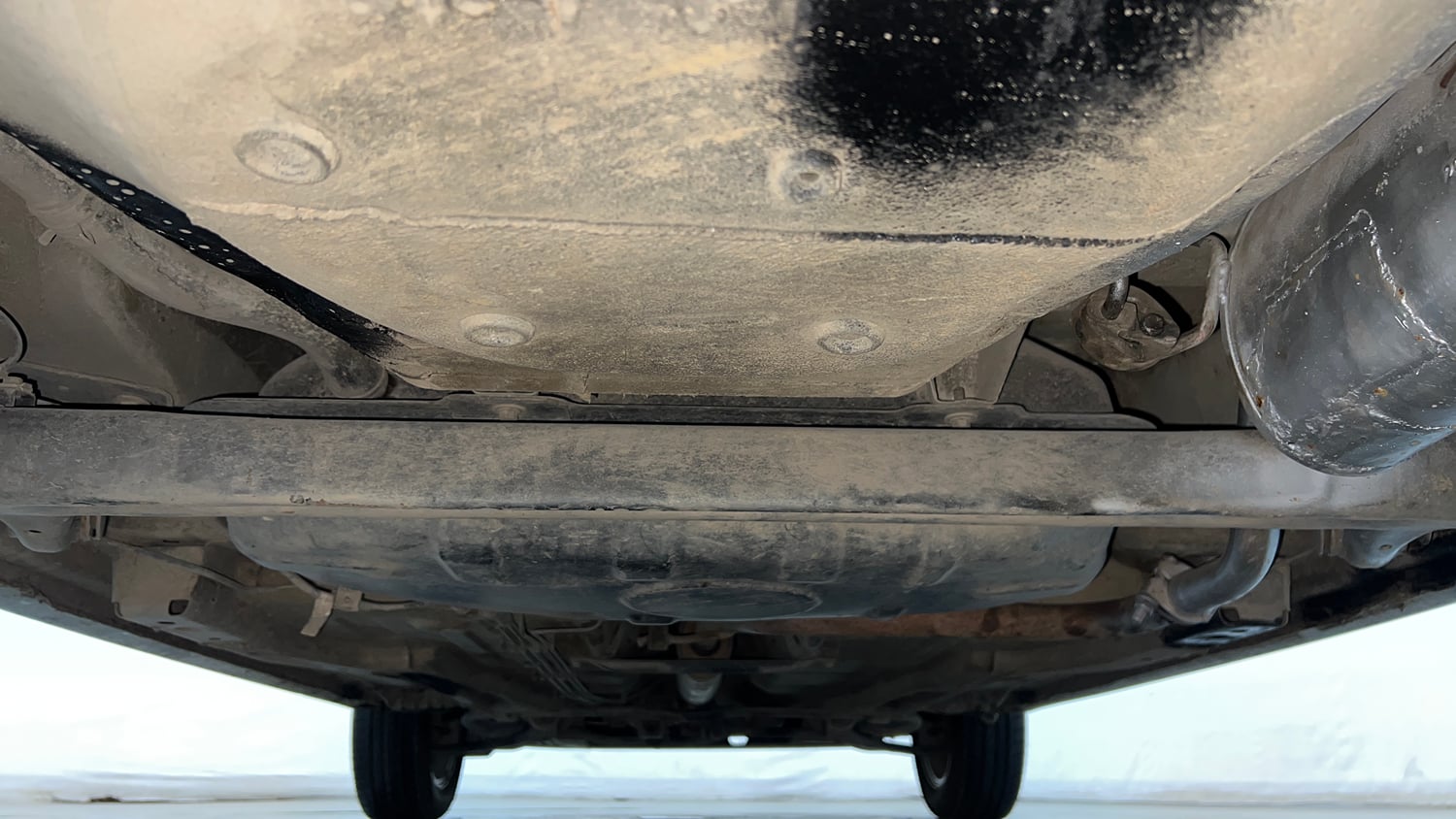 Used 2018 Tata Tiago Revotron XZ Petrol Manual extra REAR UNDERBODY VIEW (TAKEN FROM REAR)