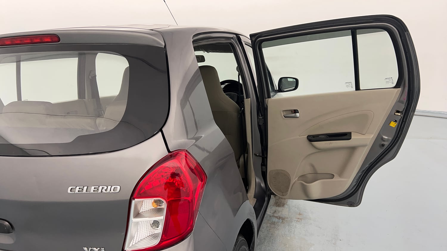 Used 2017 Maruti Suzuki Celerio VXi Petrol Manual interior RIGHT REAR DOOR OPEN VIEW