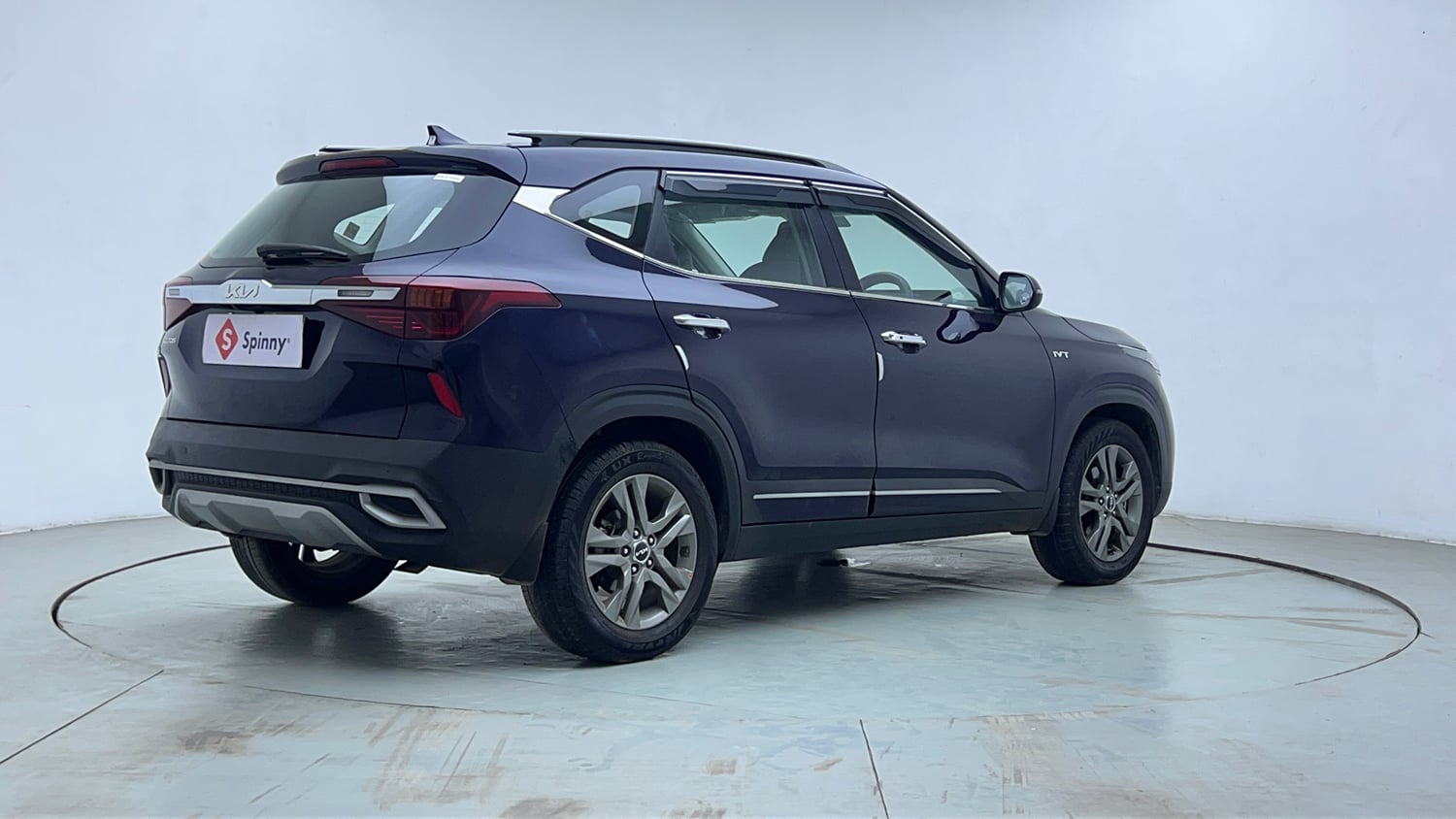 Used 2022 kia Seltos HTX 1.5 IVT Petrol Automatic exterior RIGHT REAR CORNER VIEW
