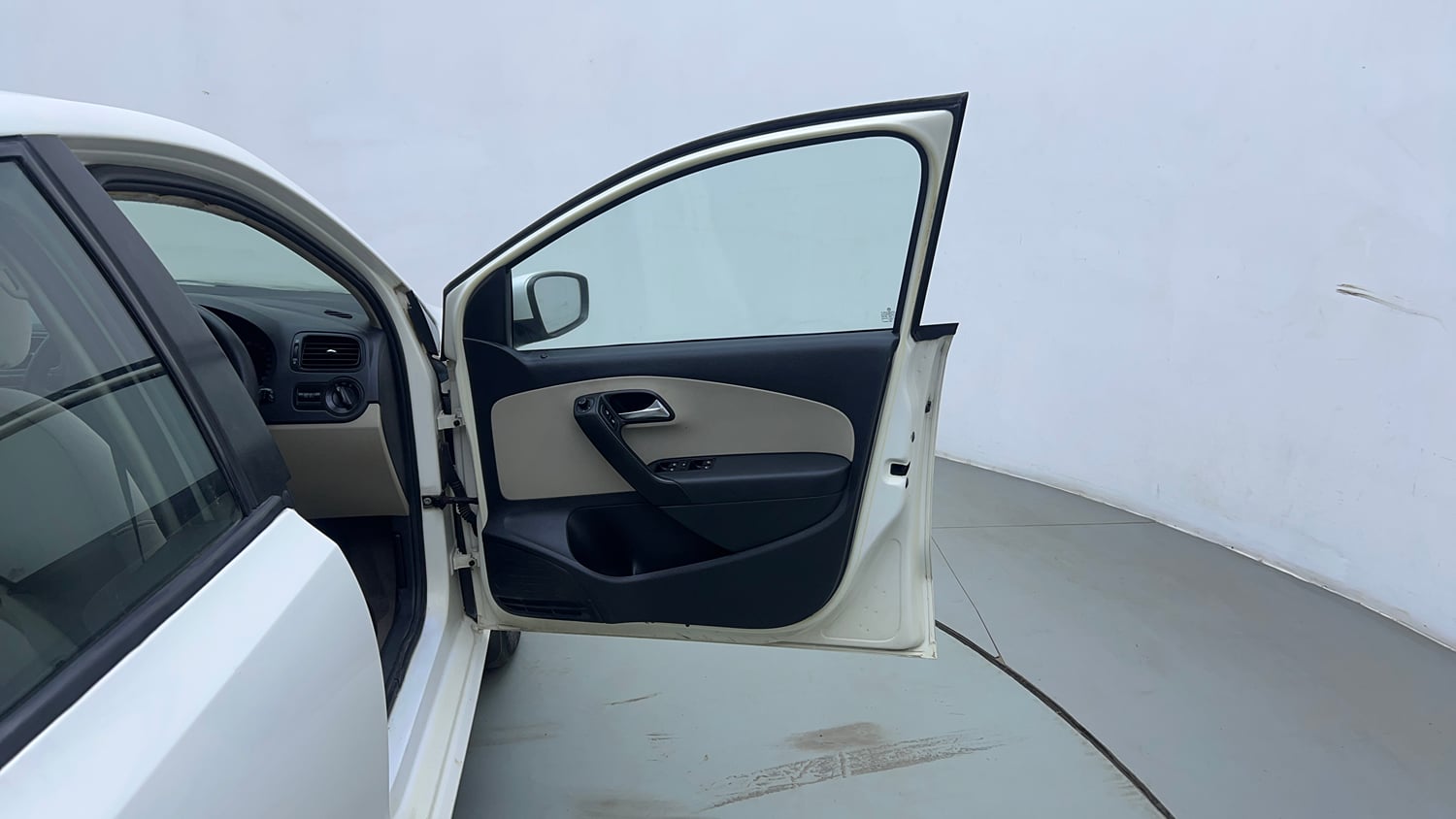 Used 2013 Volkswagen Polo Comfortline 1.2L (P) Petrol Manual interior RIGHT FRONT DOOR OPEN VIEW