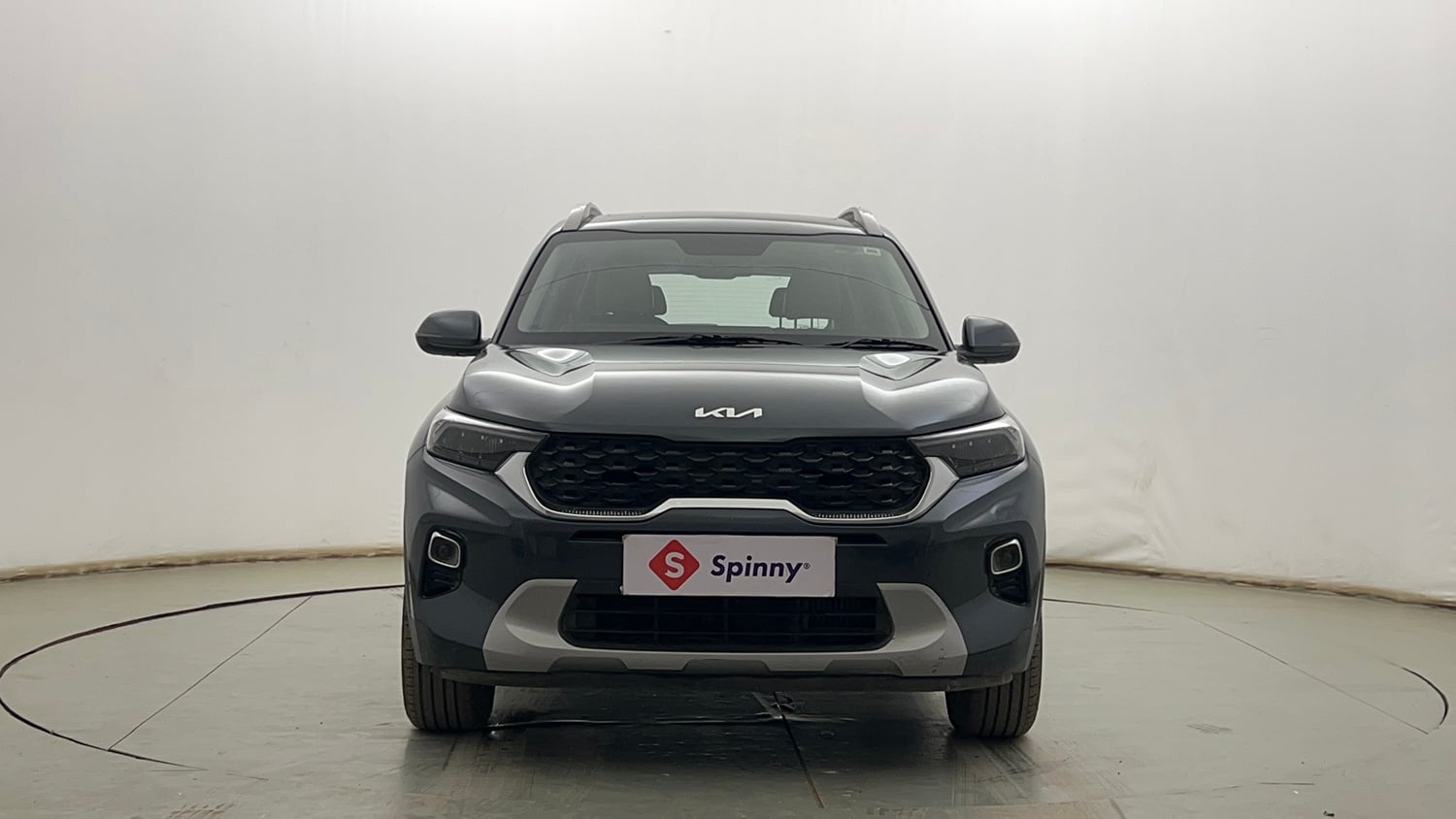 Used 2022 Kia Sonet HTX Plus 1.5 Diesel Manual exterior FRONT VIEW