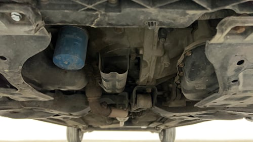 Used 2013 Hyundai i10 Sportz 1.2 AT Kappa2 Petrol Automatic extra FRONT LEFT UNDERBODY VIEW