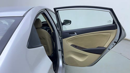Used 2013 Hyundai Verna Fluidic 1.6 VTVT SX Petrol Manual interior RIGHT REAR DOOR OPEN VIEW