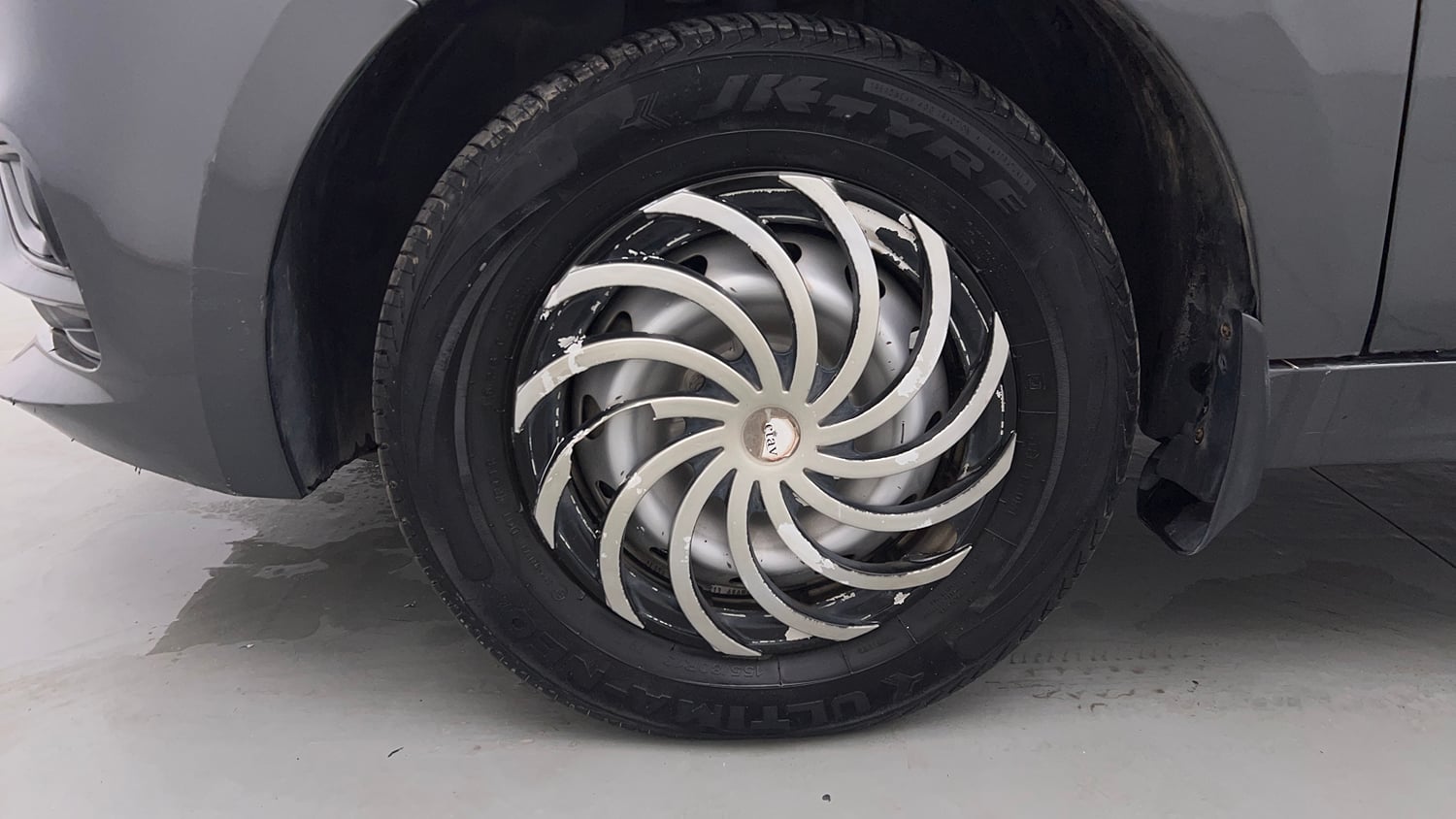 Used 2024 Tata Tiago XE Petrol Manual tyres LEFT FRONT TYRE RIM VIEW