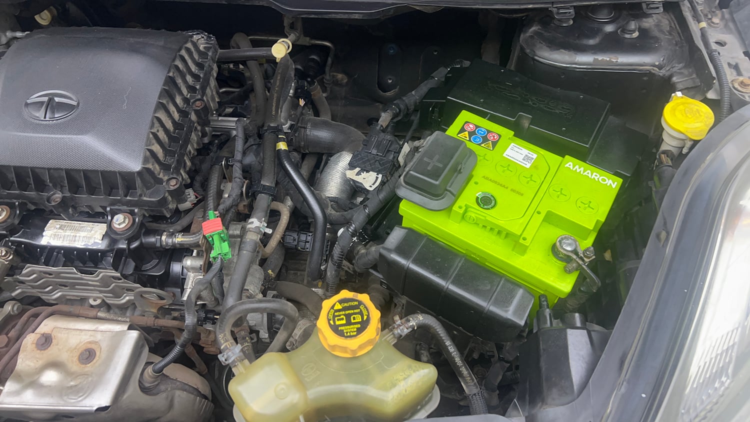 Used 2018 Tata Nexon XZA Plus Petrol Petrol Automatic engine ENGINE LEFT SIDE VIEW