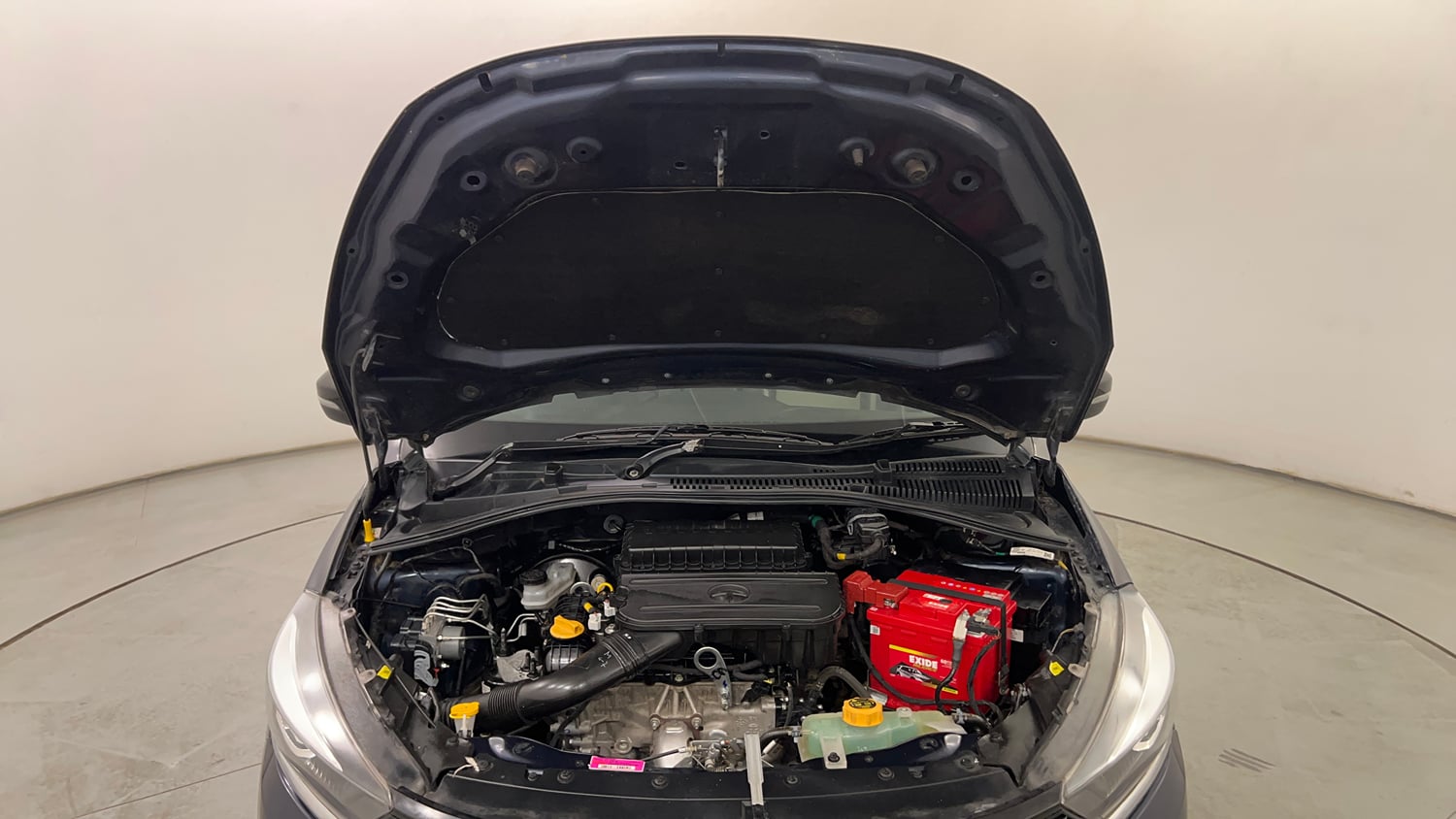 Used 2022 Tata Tigor XZ Plus Petrol Manual engine ENGINE & BONNET OPEN FRONT VIEW