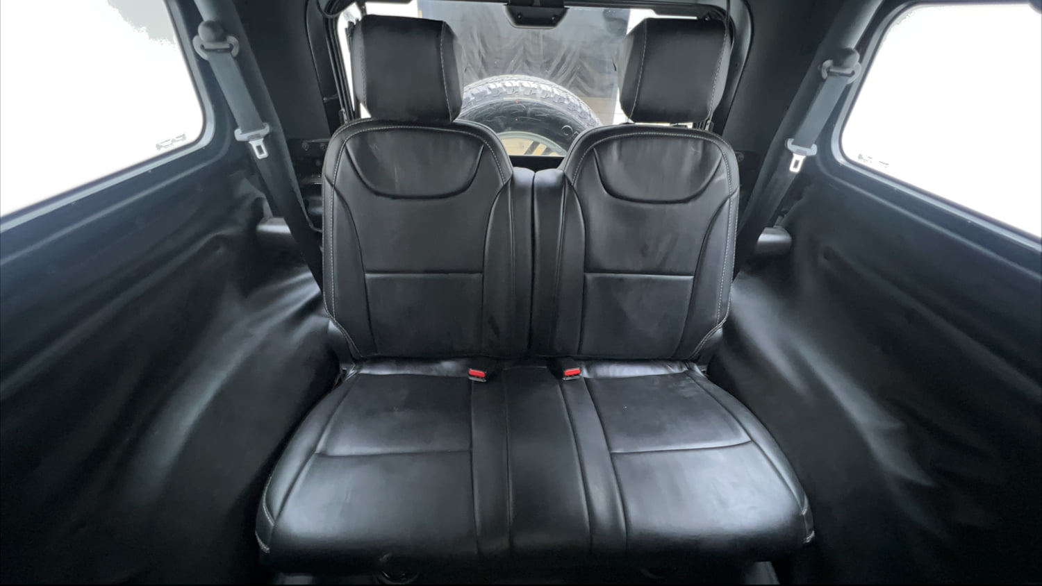 Used 2021 mahindra Thar LX Hard Top Petrol AT 4WD Petrol Automatic interior REAR SEAT CONDITION VIEW
