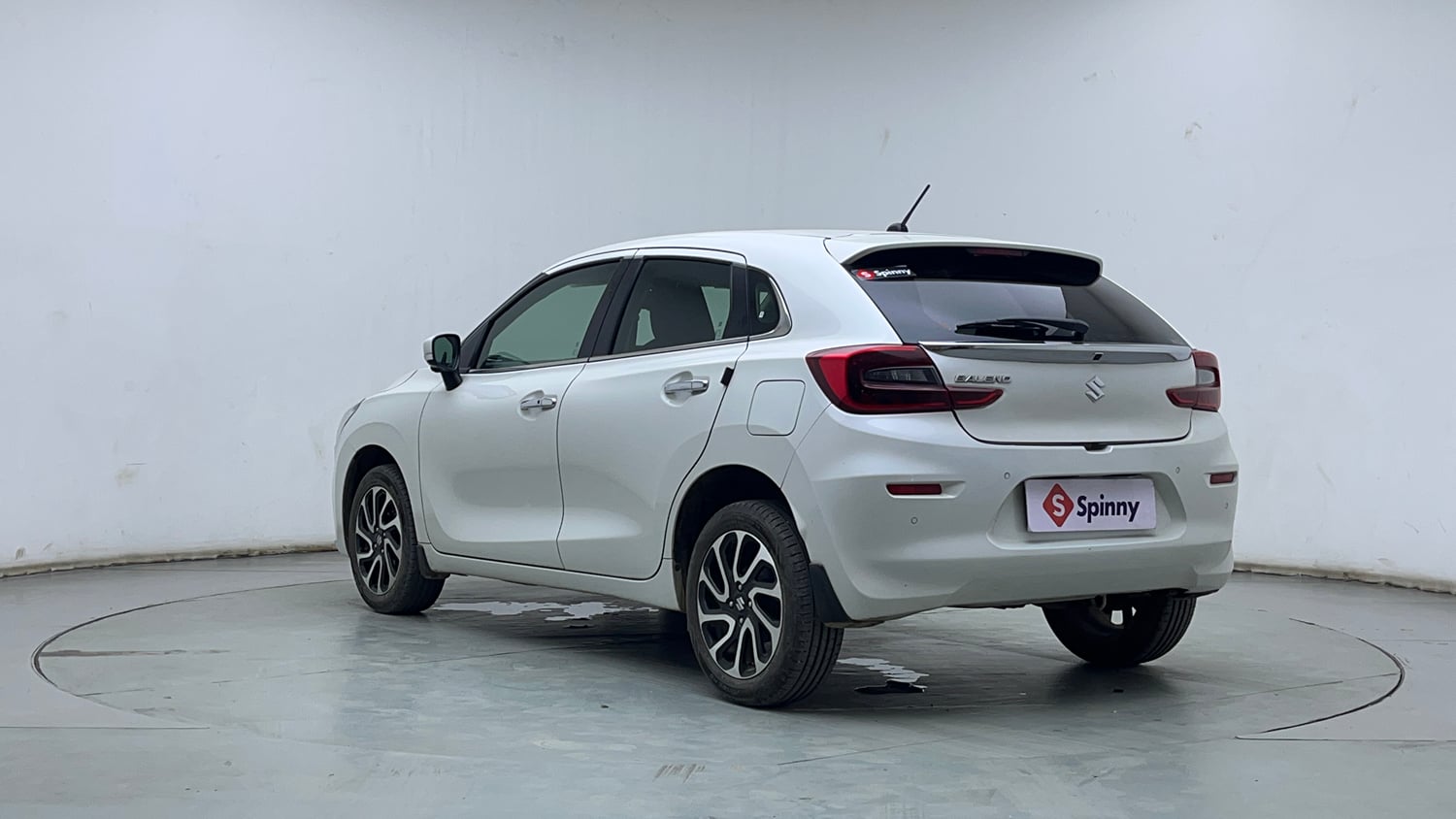 Used 2023 Maruti Suzuki Baleno Alpha AGS Petrol Automatic exterior LEFT REAR CORNER VIEW