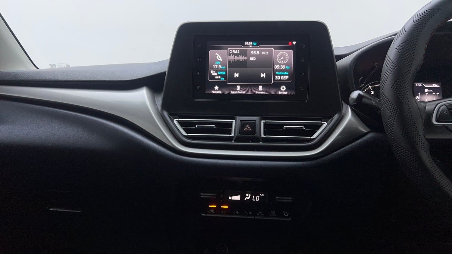 Used 2024 Maruti Suzuki Baleno Zeta MT Petrol Manual interior MUSIC SYSTEM & AC CONTROL VIEW