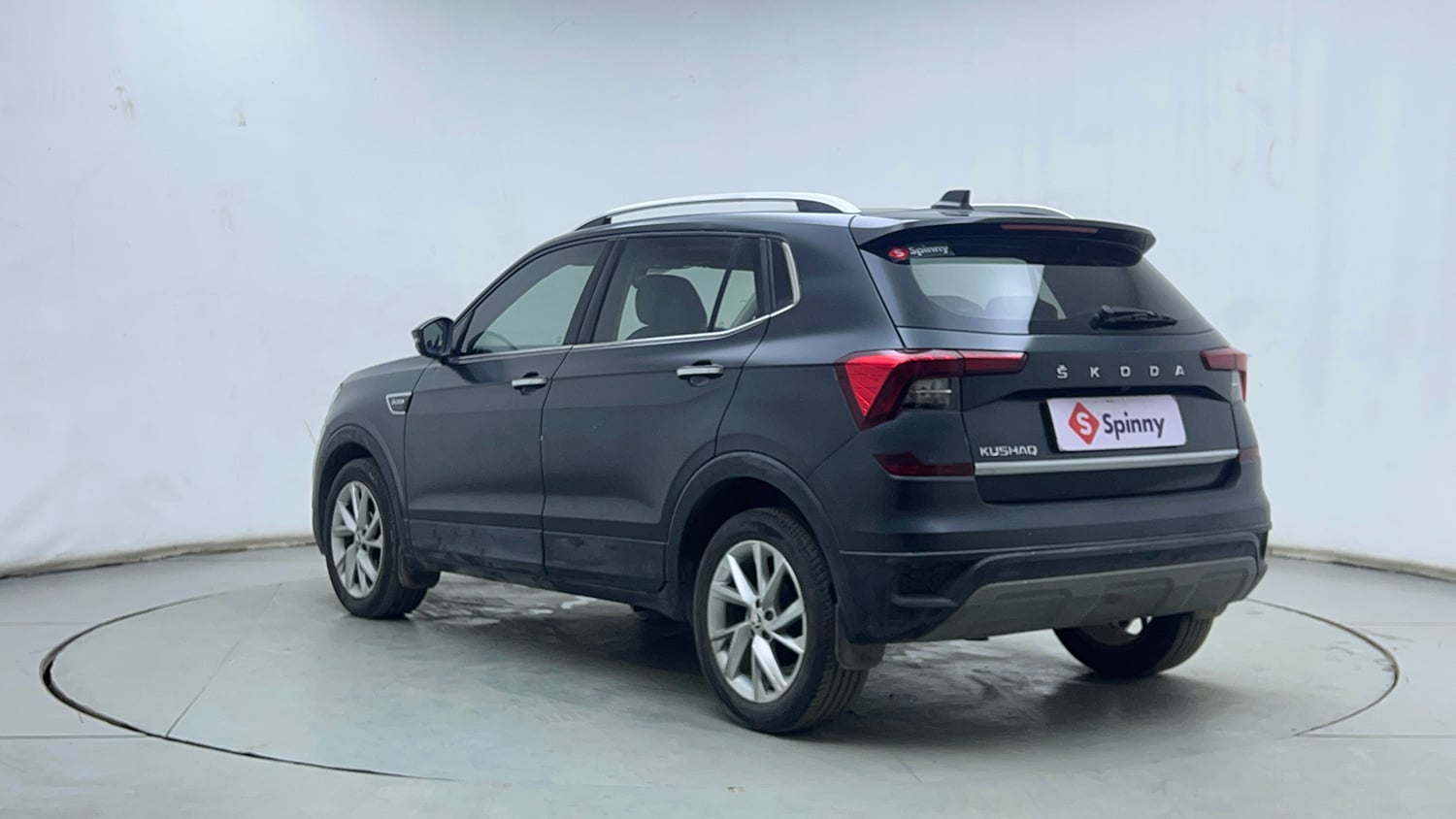 Used 2024 Skoda Kushaq Style 1.0L TSI MT Petrol Manual exterior LEFT REAR CORNER VIEW
