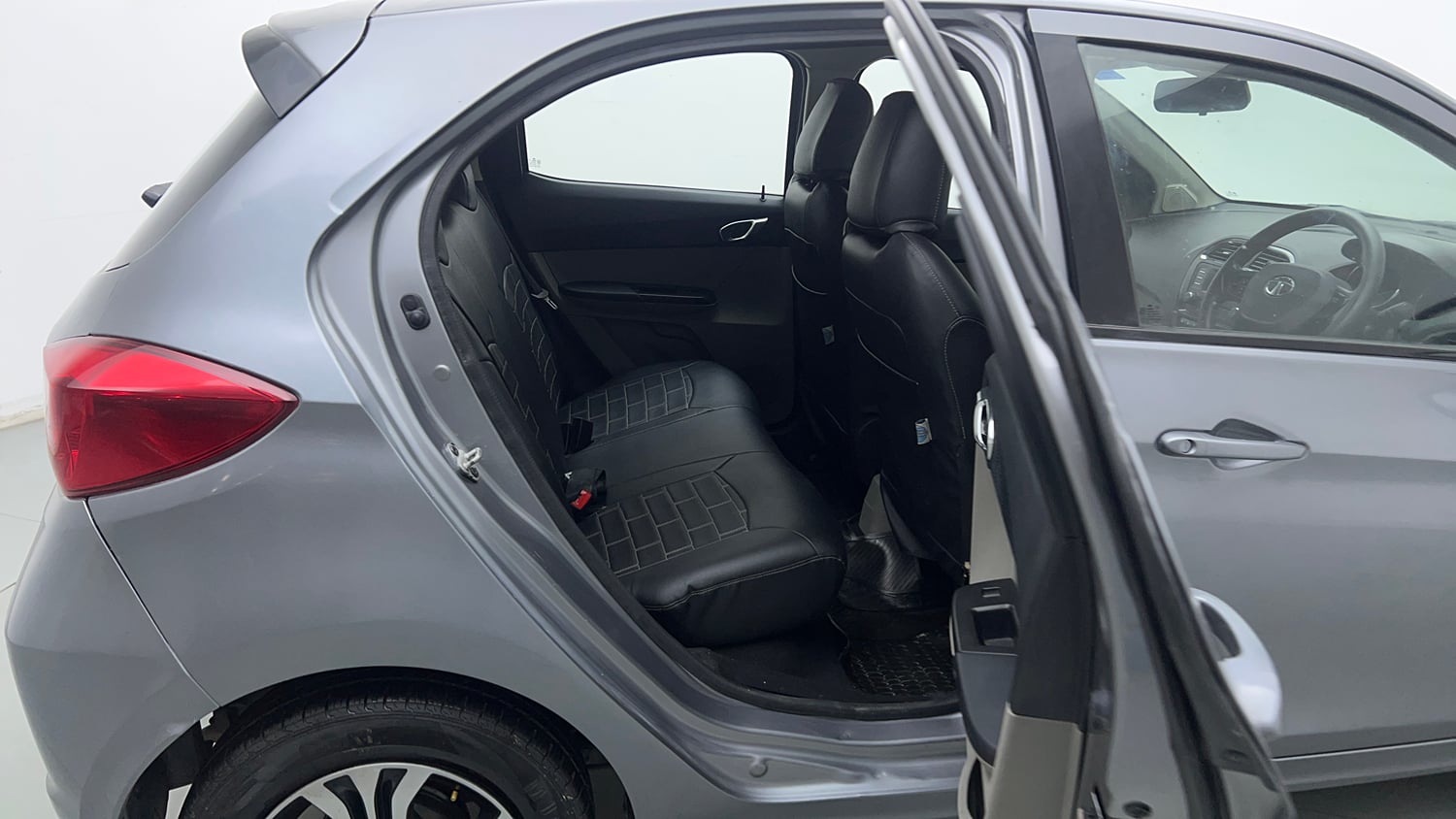 Used 2019 Tata Tiago Revotron XZ w/o Alloy Petrol Manual interior RIGHT SIDE REAR DOOR CABIN VIEW