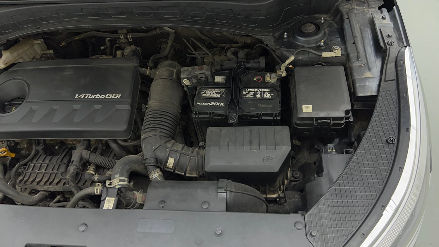 Used 2022 Kia Seltos GTX Plus 1.4 DCT Petrol Automatic engine ENGINE LEFT SIDE VIEW