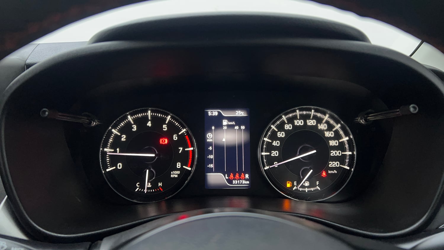 Used 2024 Maruti Suzuki Baleno Zeta MT Petrol Manual interior CLUSTERMETER VIEW