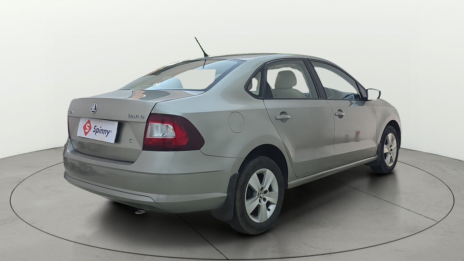 Used 2019 Skoda Rapid Ambition 1.5 TDI Diesel Manual exterior RIGHT REAR CORNER VIEW