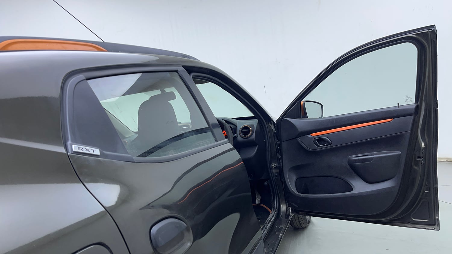 Used 2019 Renault Kwid CLIMBER 1.0 Petrol Manual interior RIGHT FRONT DOOR OPEN VIEW