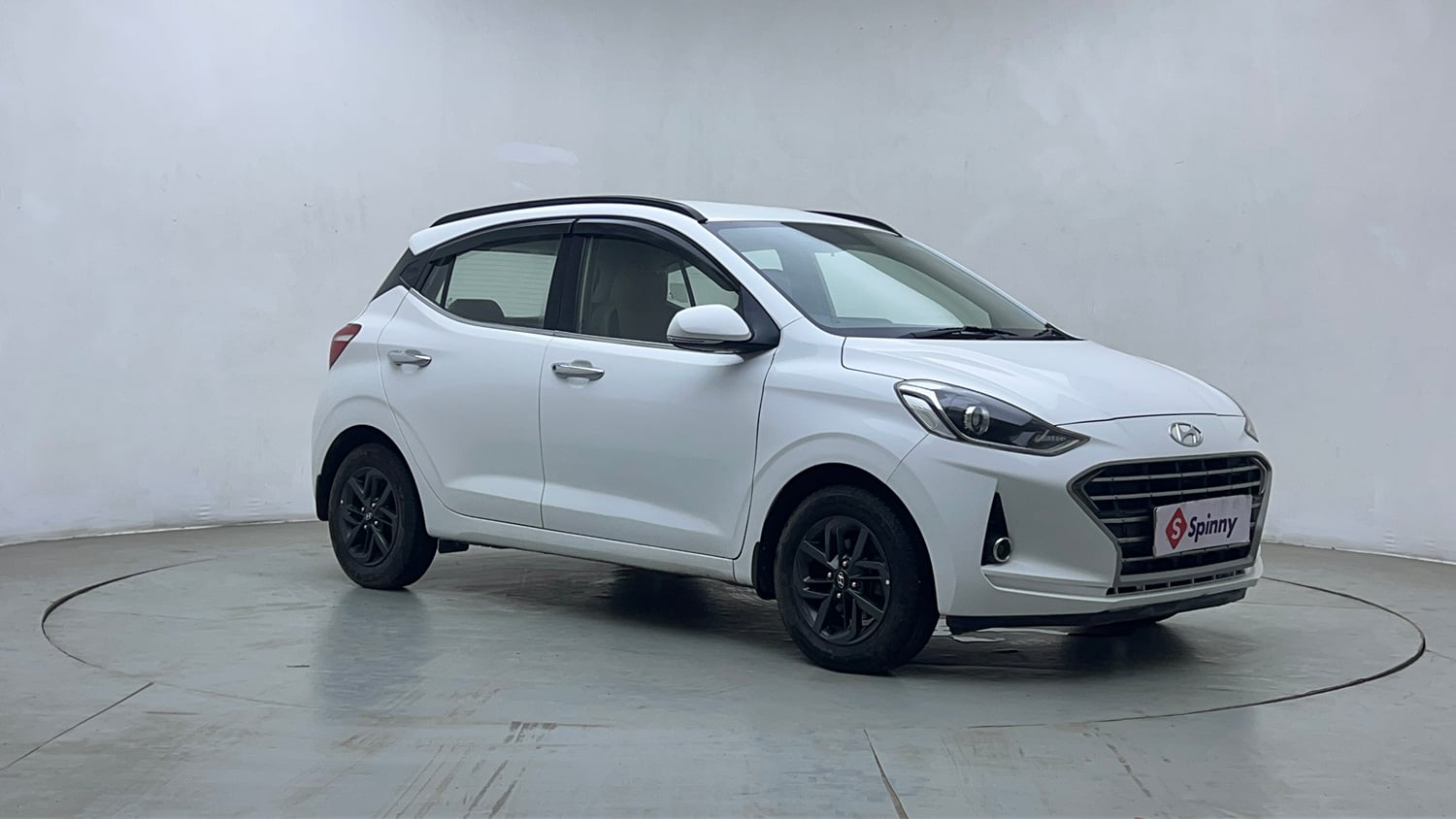 Used 2020 Hyundai Grand i10 Nios Sportz AMT 1.2 Kappa VTVT Petrol Automatic exterior RIGHT FRONT CORNER VIEW