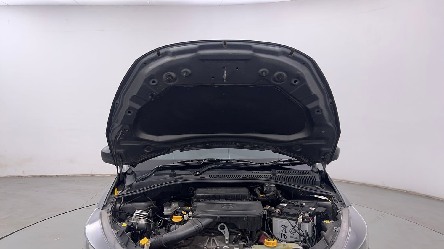 Used 2024 Tata Tiago XE Petrol Manual engine ENGINE & BONNET OPEN FRONT VIEW