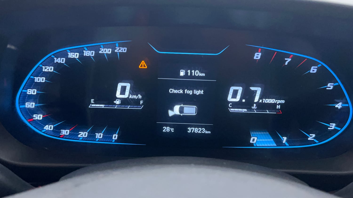 Used 2023 Hyundai i20 Asta 1.2 MT Petrol Manual interior CLUSTERMETER VIEW