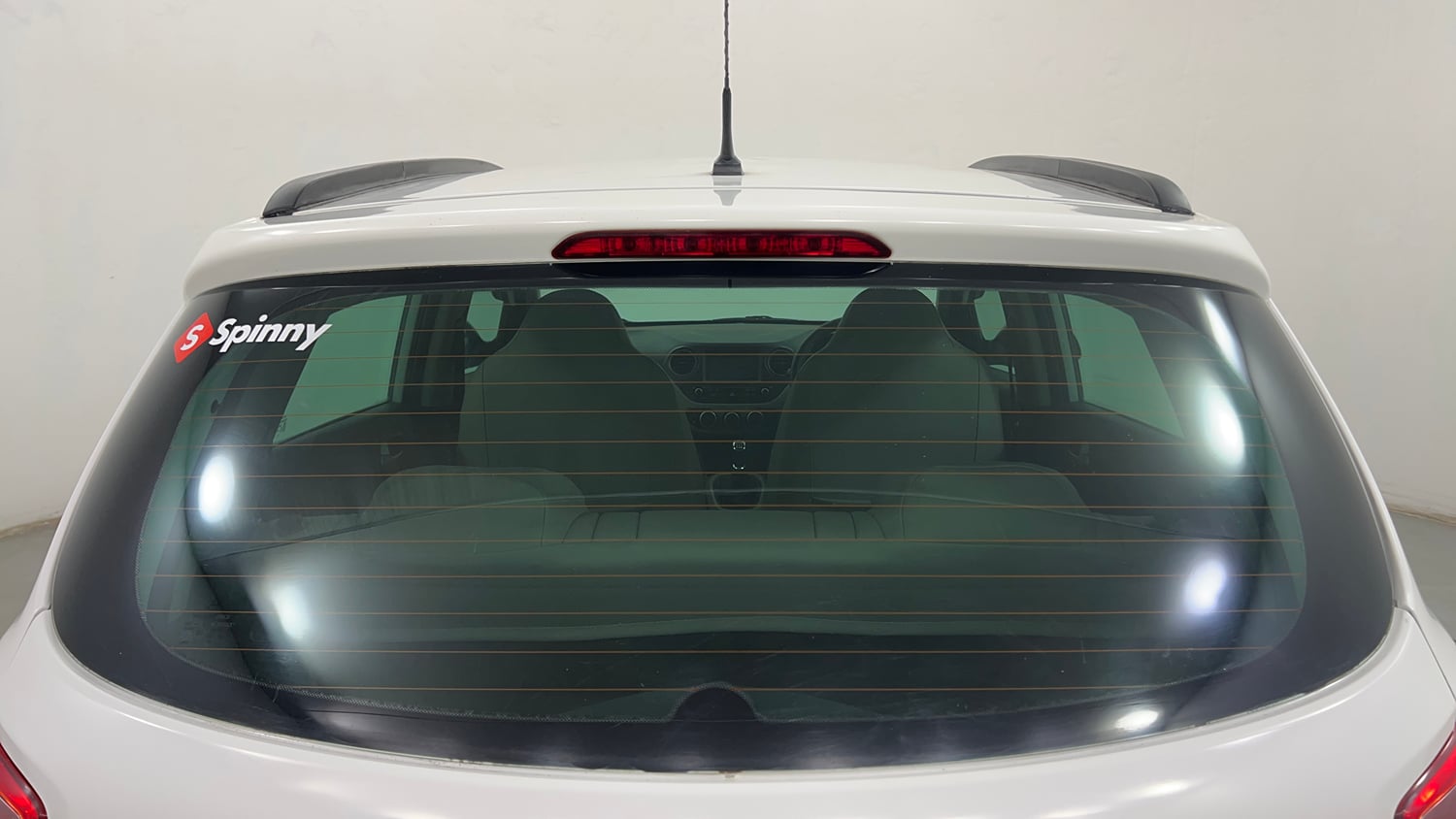 Used 2017 Hyundai Grand i10 Sportz (O) 1.2 Kappa VTVT Petrol Manual exterior BACK WINDSHIELD VIEW