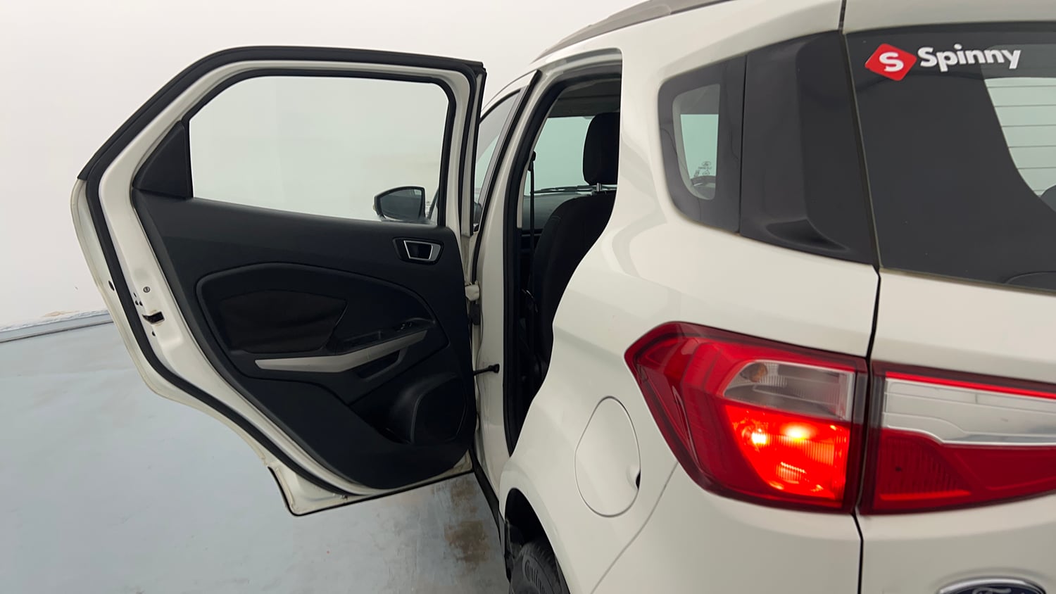 Used 2018 Ford EcoSport Titanium 1.5L TDCi Diesel Manual interior LEFT REAR DOOR OPEN VIEW