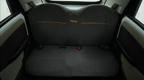 Used 2018 Tata Nano Twist XTA Petrol Automatic interior REAR SEAT CONDITION VIEW
