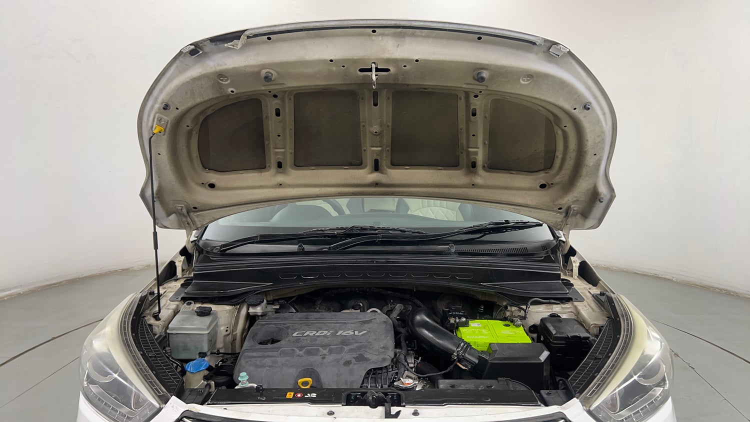Used 2015 Hyundai Creta 1.6 SX Plus AT Diesel Automatic engine ENGINE & BONNET OPEN FRONT VIEW