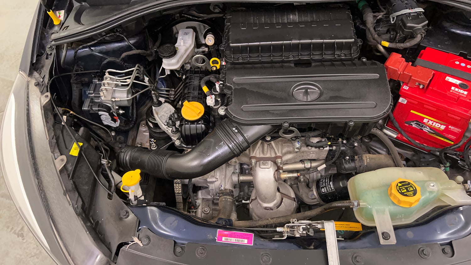 Used 2022 Tata Tigor XZ Plus Petrol Manual engine ENGINE RIGHT SIDE VIEW