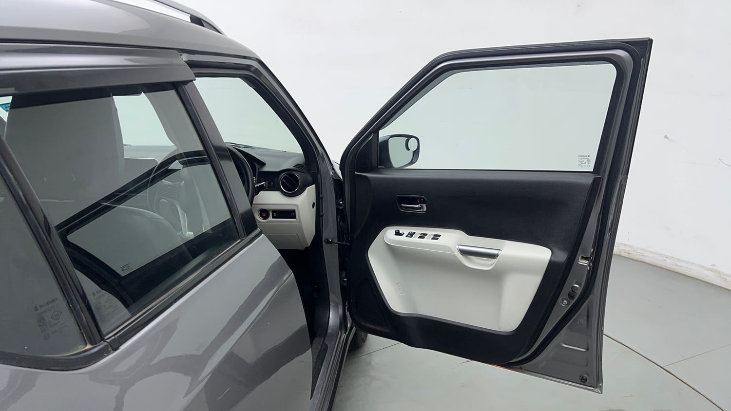 Used 2023 Maruti Suzuki Ignis Alpha 1.2 AMT Petrol Automatic interior RIGHT FRONT DOOR OPEN VIEW