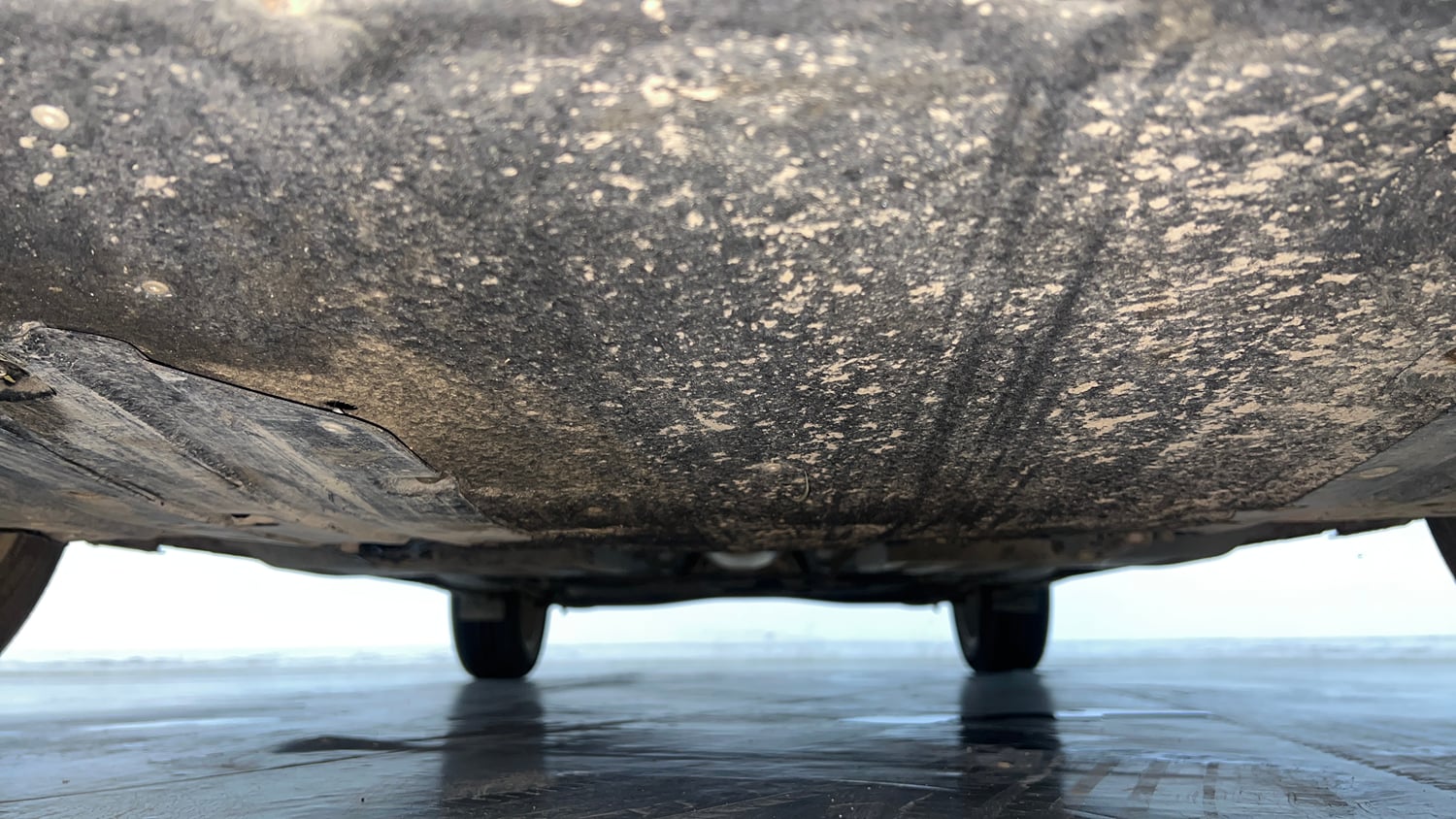 Used 2024 Maruti Suzuki Baleno Zeta MT Petrol Manual extra FRONT LEFT UNDERBODY VIEW