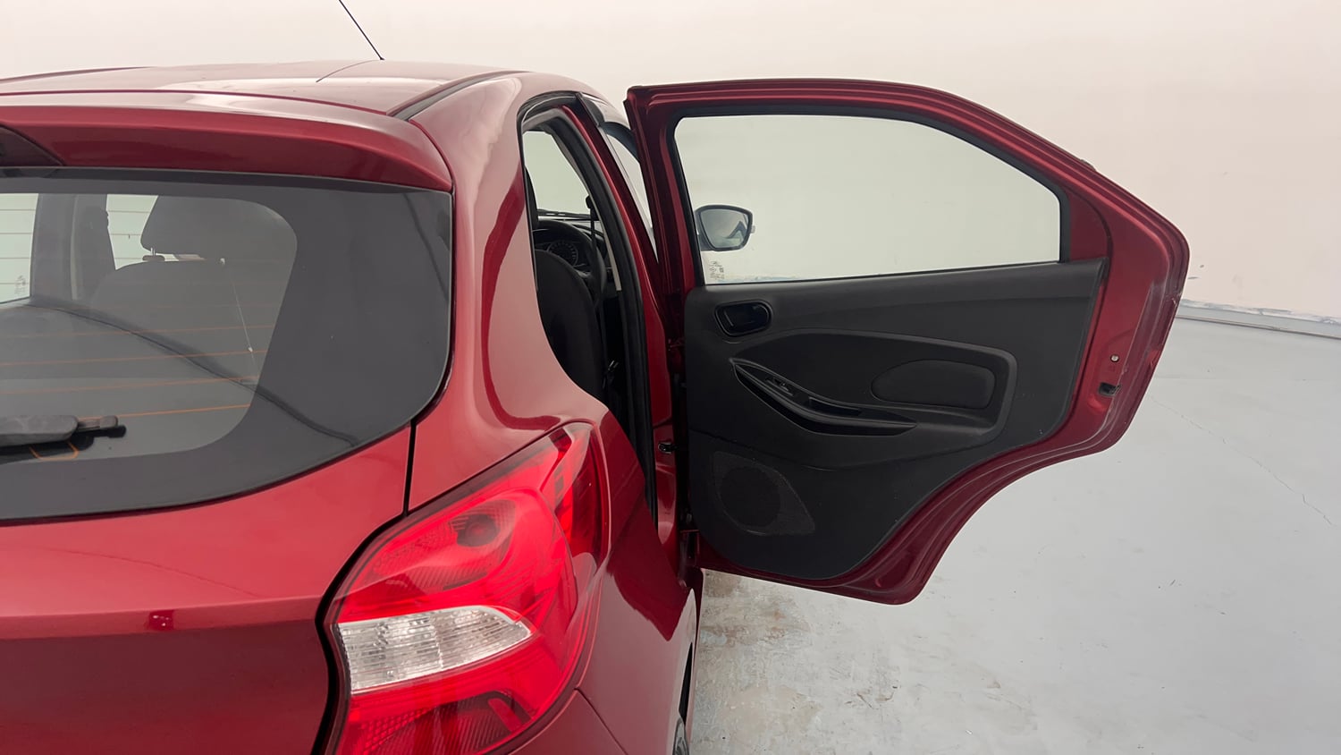 Used 2019 Ford Figo Titanium 1.2 Ti-VCT MT Petrol Manual interior RIGHT REAR DOOR OPEN VIEW