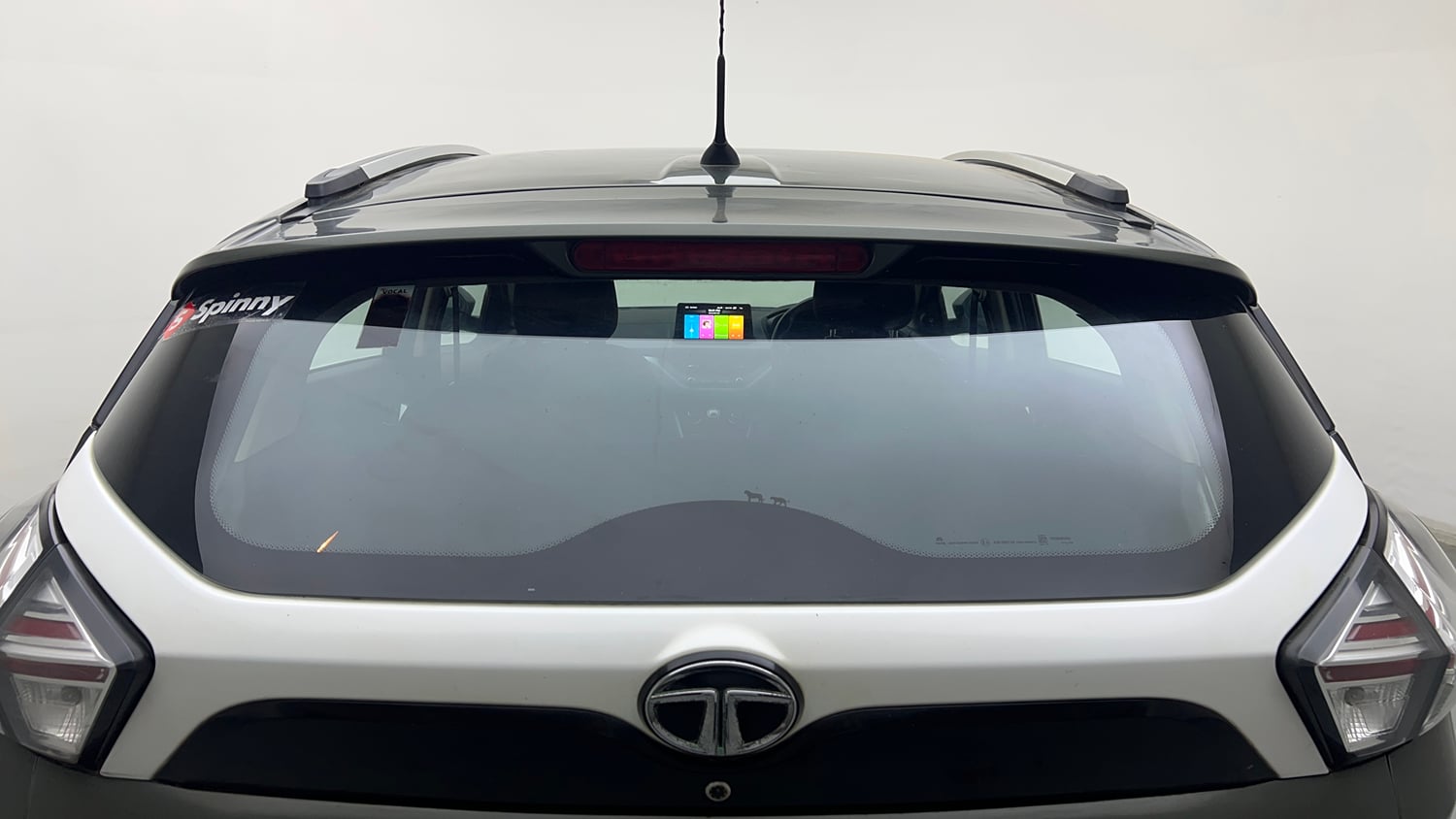 Used 2021 Tata Nexon XM Petrol Manual exterior BACK WINDSHIELD VIEW