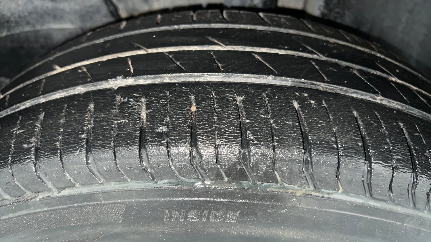 Used 2022 Tata Punch Pure MT Petrol Manual tyres LEFT REAR TYRE TREAD VIEW
