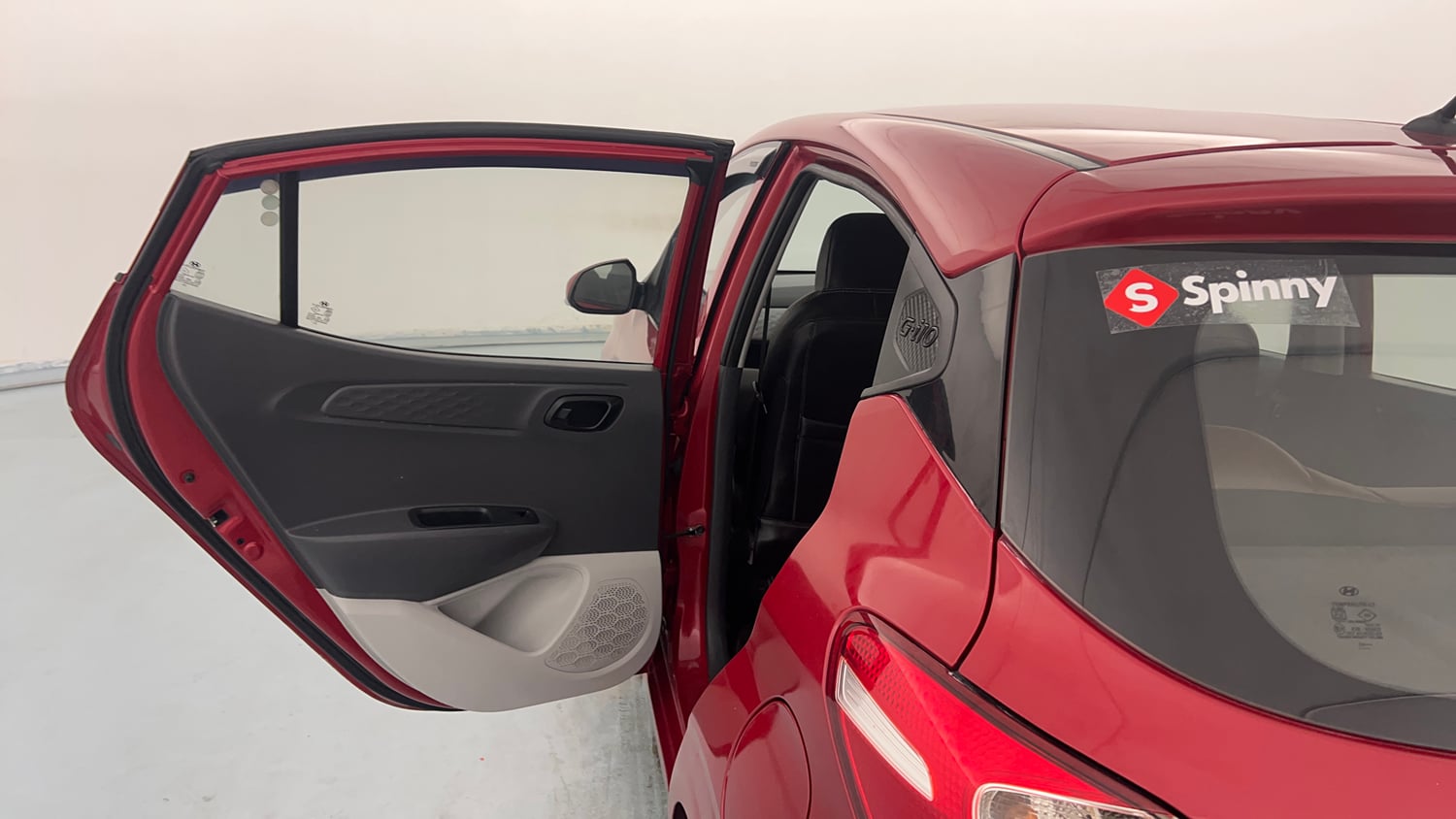 Used 2021 Hyundai Grand i10 Nios Magna Corporate Edition 1.2 Kappa VTVT Petrol Manual interior LEFT REAR DOOR OPEN VIEW