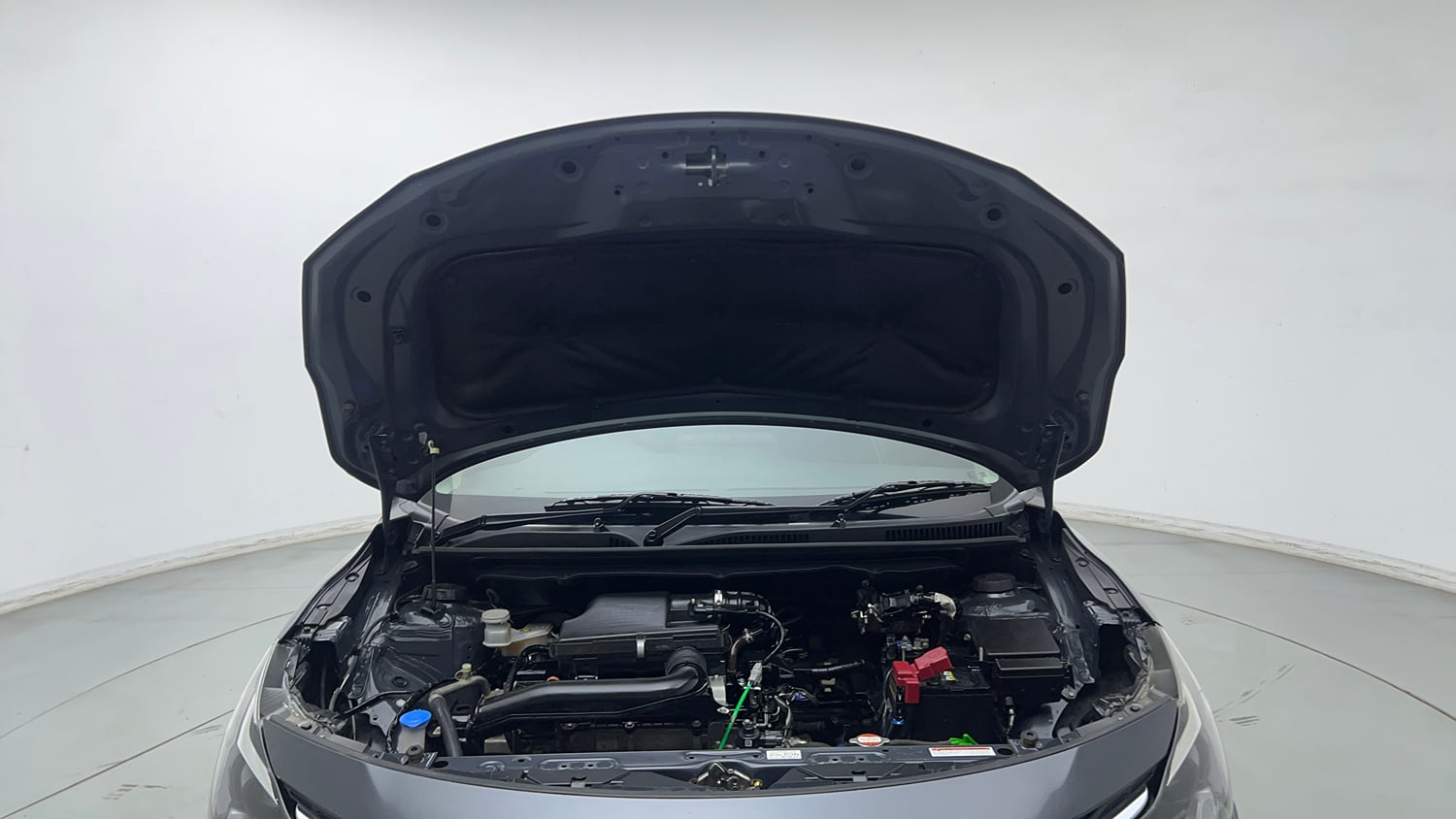 Used 2024 Maruti Suzuki Baleno Zeta MT Petrol Manual engine ENGINE & BONNET OPEN FRONT VIEW