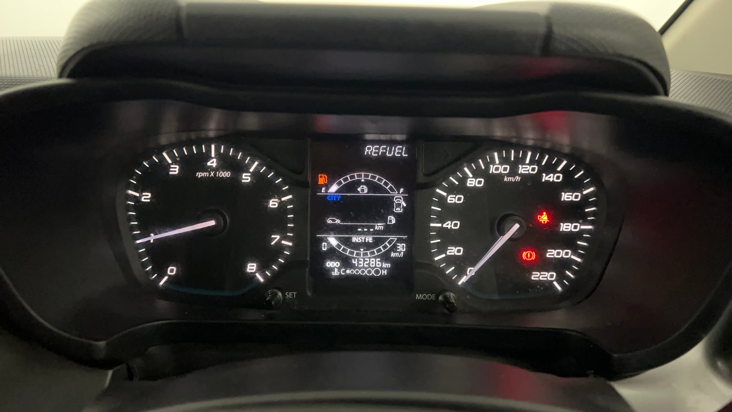 Used 2022 Tata Altroz XZ Petrol Petrol Manual interior CLUSTERMETER VIEW