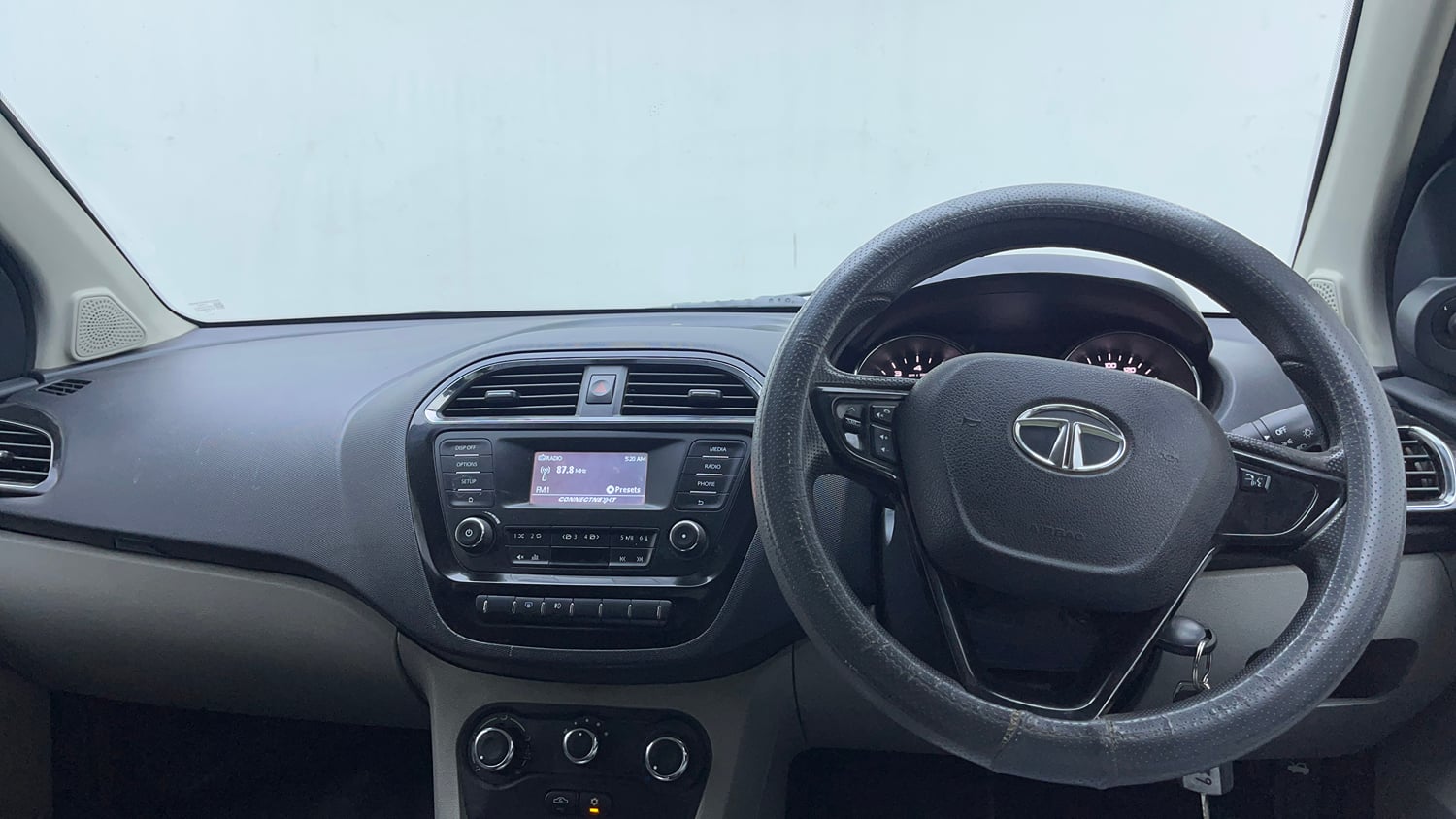 Used 2018 Tata Tiago Revotron XZA Petrol Automatic interior DASHBOARD VIEW