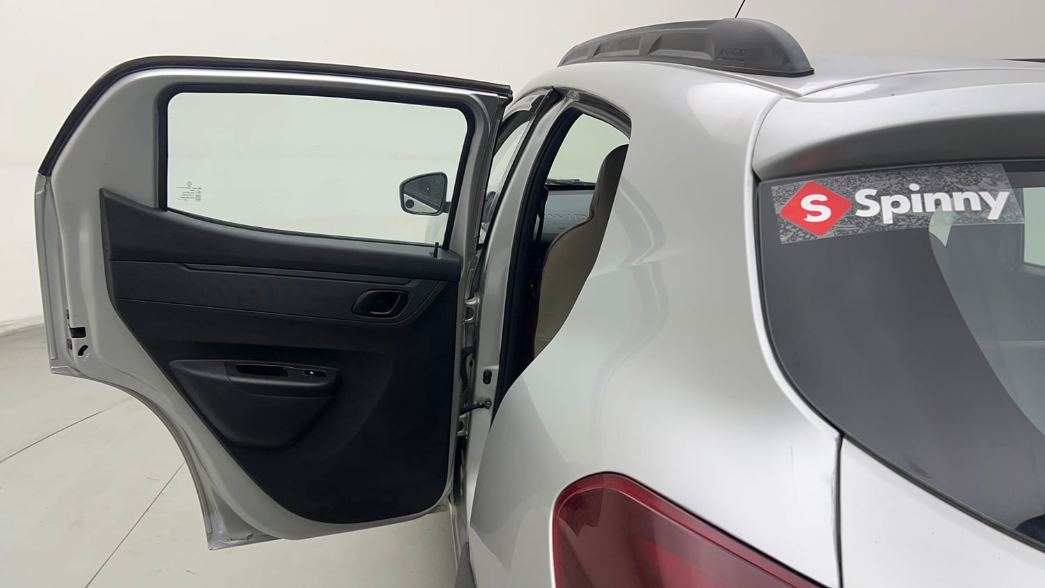 Used 2020 Renault Kwid RXT 1.0 Opt Petrol Manual interior LEFT REAR DOOR OPEN VIEW