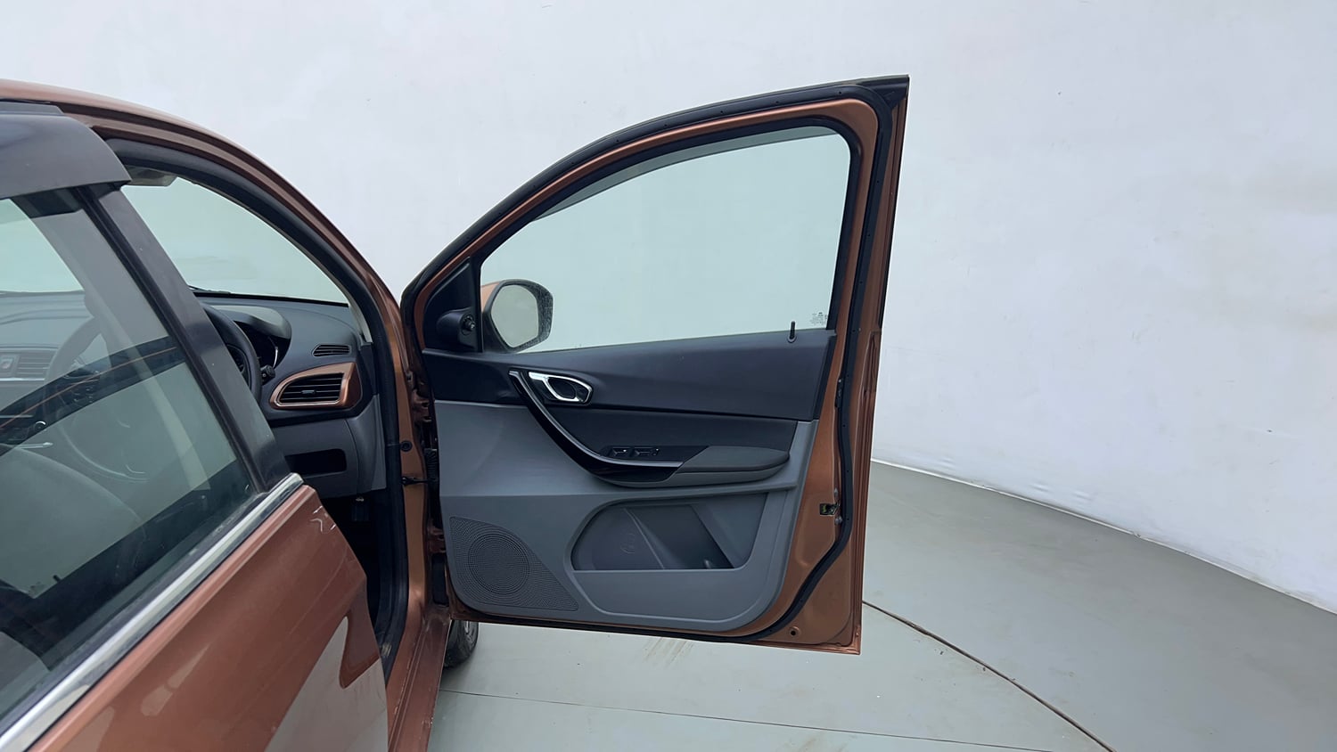 Used 2018 Tata Tigor Revotron XZA Petrol Automatic interior RIGHT FRONT DOOR OPEN VIEW