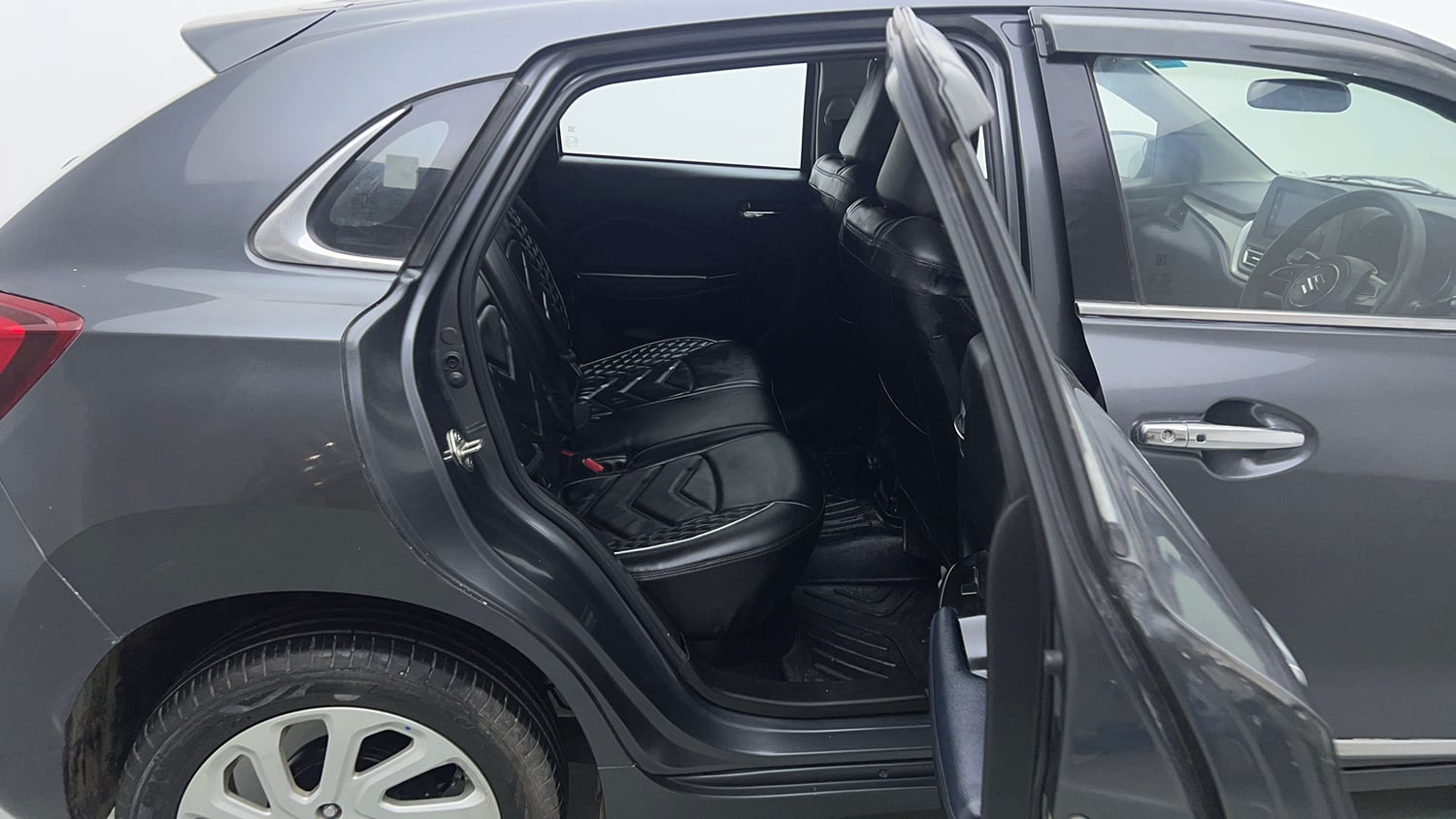 Used 2024 Maruti Suzuki Baleno Zeta MT Petrol Manual interior RIGHT SIDE REAR DOOR CABIN VIEW