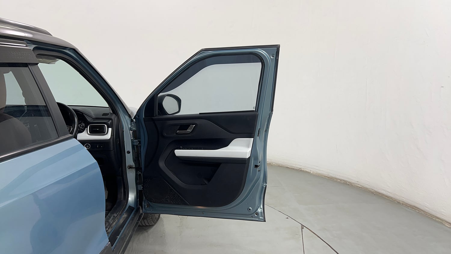 Used 2023 Tata Punch Creative Dual Tone Petrol Manual interior RIGHT FRONT DOOR OPEN VIEW