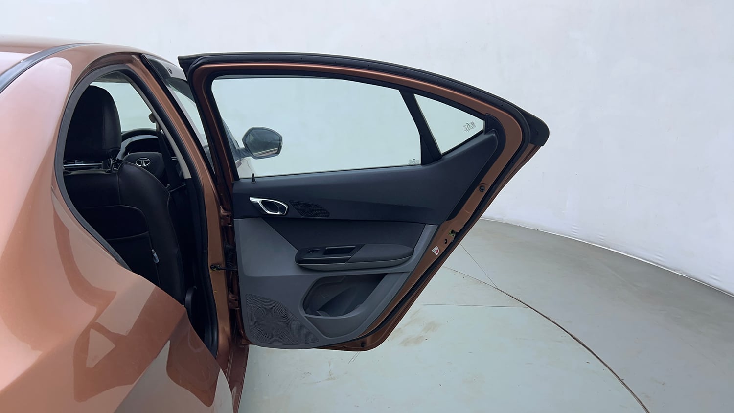 Used 2018 Tata Tigor Revotron XZA Petrol Automatic interior RIGHT REAR DOOR OPEN VIEW