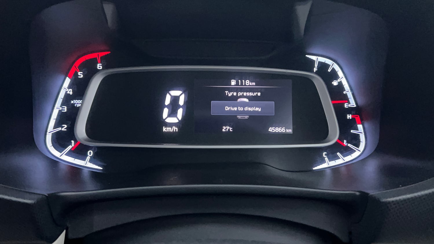 Used 2022 Kia Sonet HTX Plus 1.5 Diesel Manual interior CLUSTERMETER VIEW