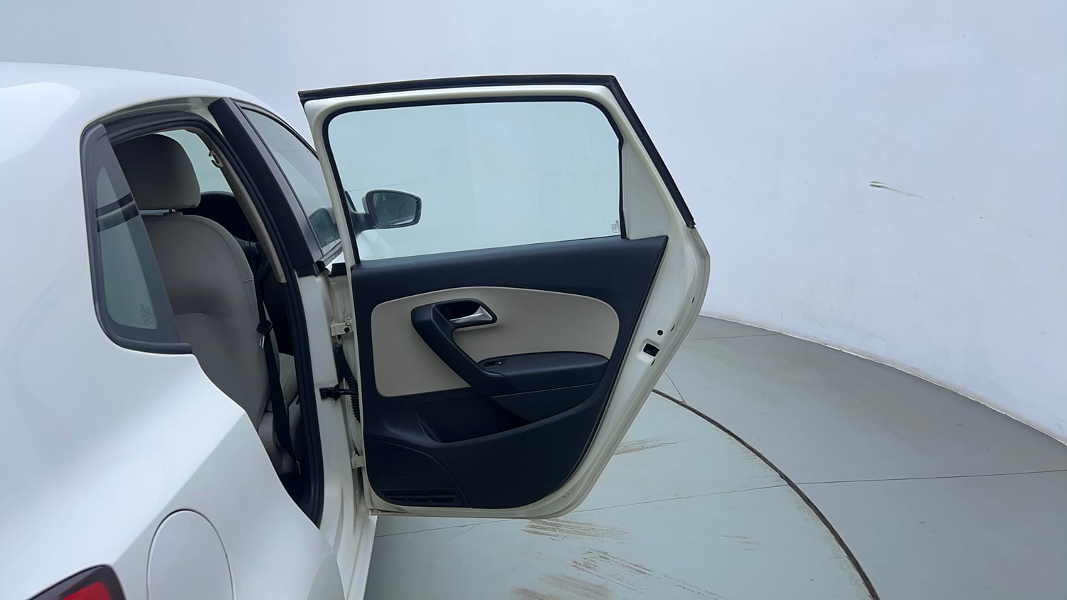 Used 2013 Volkswagen Polo Comfortline 1.2L (P) Petrol Manual interior RIGHT REAR DOOR OPEN VIEW