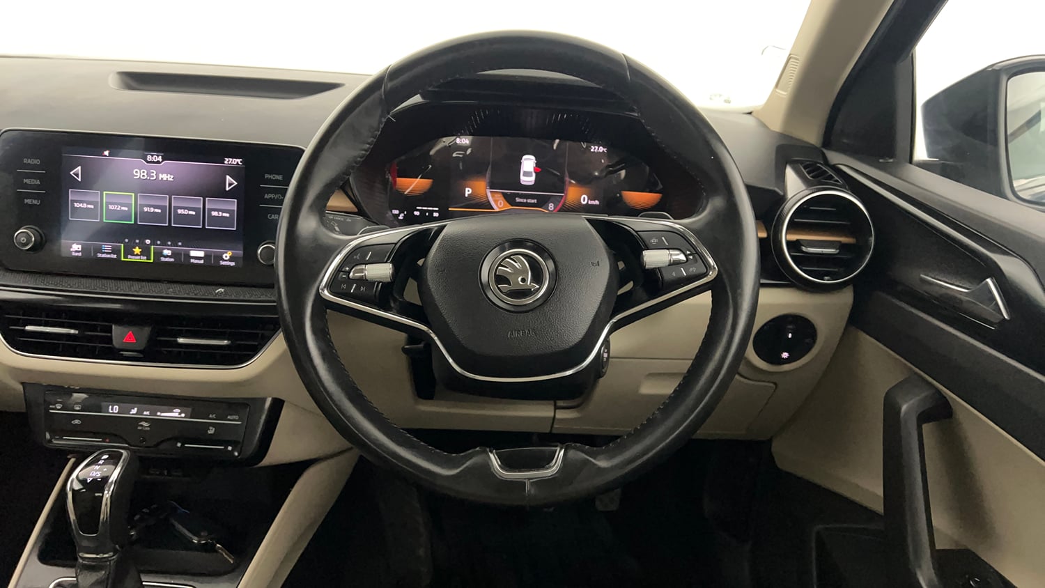Used 2023 Skoda Slavia Style 1.5L TSI DSG Petrol Automatic interior STEERING VIEW
