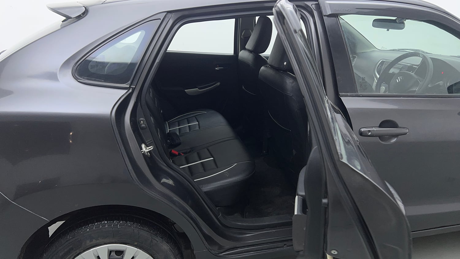 Used 2017 Maruti Suzuki Baleno Delta 1.2 Petrol Manual interior RIGHT SIDE REAR DOOR CABIN VIEW