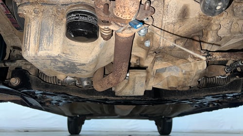 Used 2020 Maruti Suzuki Wagon R 1.0 LXi 1.0 Petrol Manual extra FRONT LEFT UNDERBODY VIEW