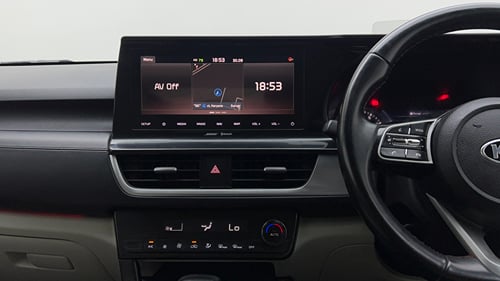 Used 2020 kia Seltos GTX Plus DCT 1.4 Petrol Automatic interior MUSIC SYSTEM & AC CONTROL VIEW