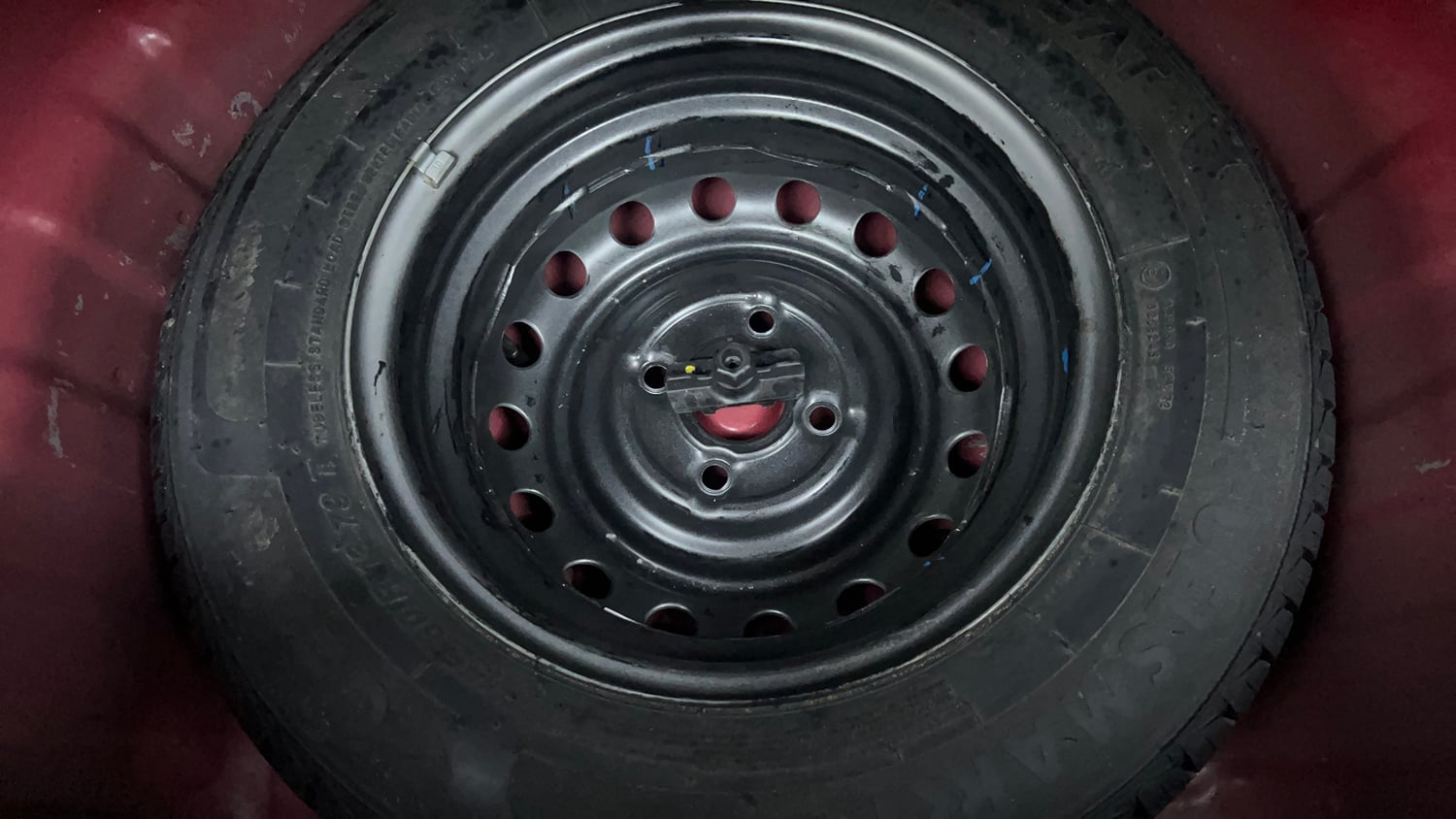 Used 2022 Hyundai Santro Sportz Petrol Manual tyres SPARE TYRE VIEW