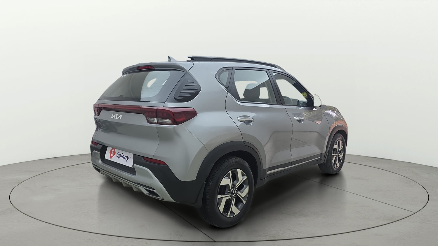 Used 2022 Kia Sonet HTX 1.5 Diesel Manual exterior RIGHT REAR CORNER VIEW