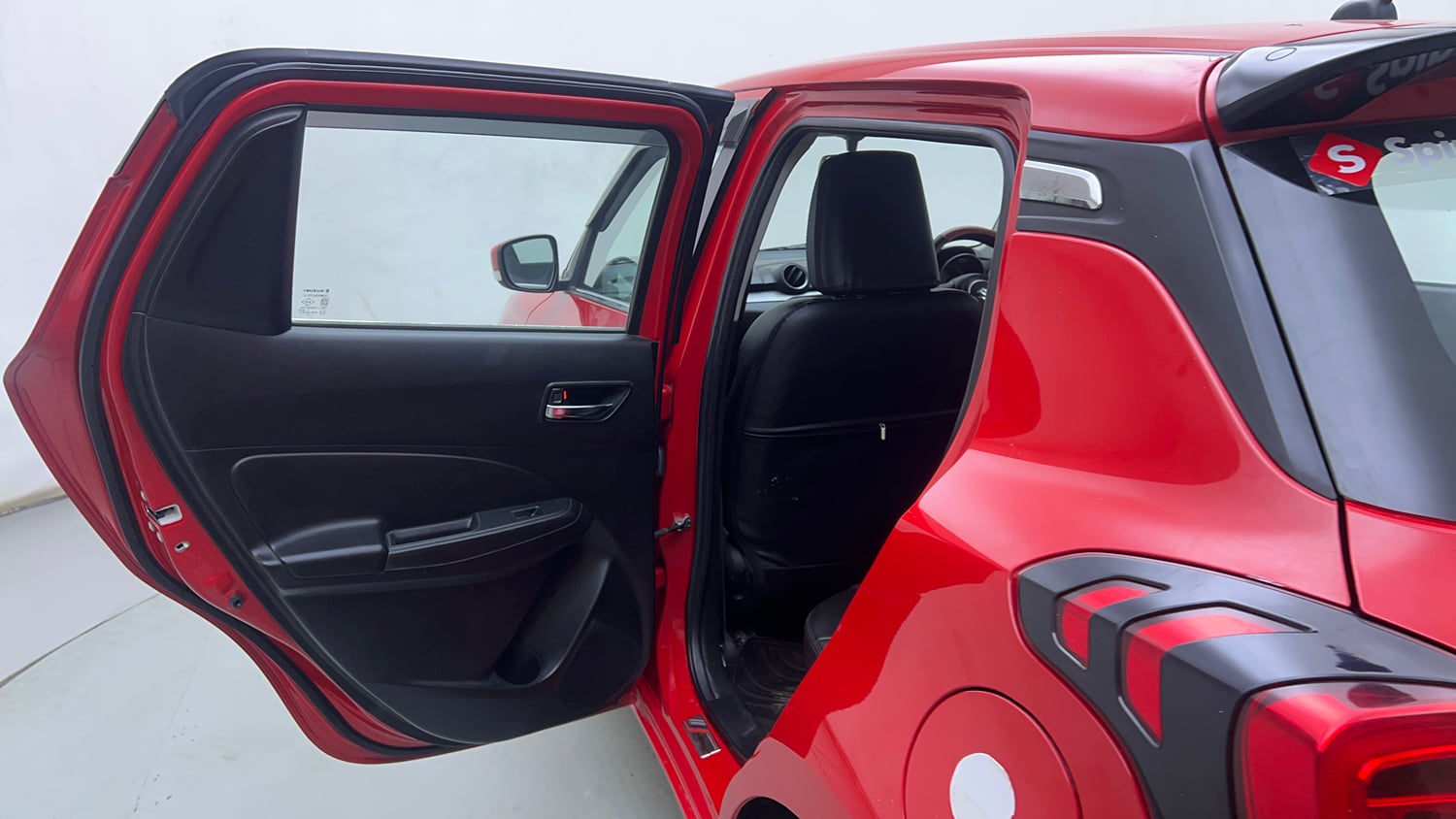 Used 2023 Maruti Suzuki Swift VXi Petrol Manual interior LEFT REAR DOOR OPEN VIEW